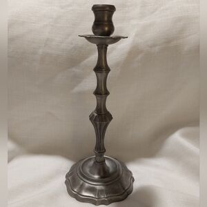 Rein Zinn Vintage Pewter Candlestick Holder